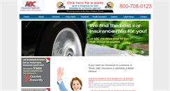 Desktop Screenshot of abcautoinsurance.com