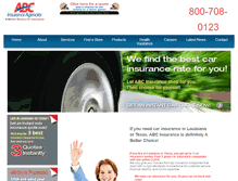 Tablet Screenshot of abcautoinsurance.com